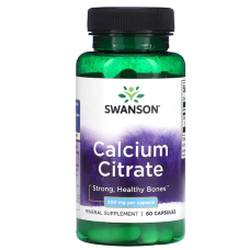 Swanson - Calcium Citrate 200mg (60 caps)